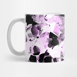 Dirty pink grunge speckles Mug